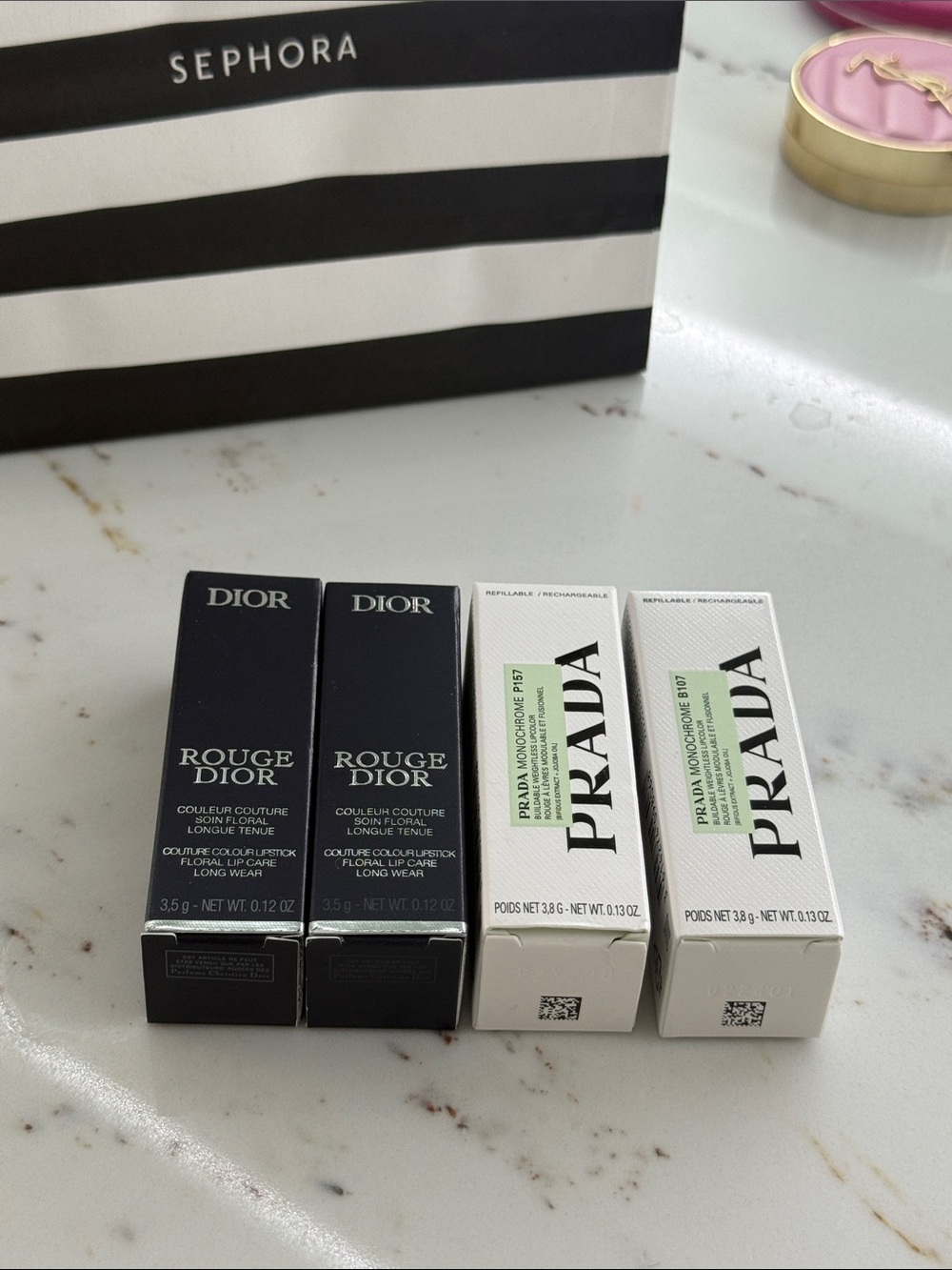 NIB - Dior & Prada Lipstick